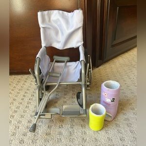 American Girl Doll wheelchair set